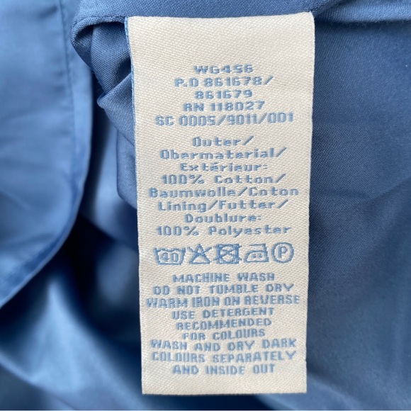 Boden Women’s 4L Leaf Print A Line Pencil Skirt, Red, White, & Blue Skirt - Picture 9 of 9